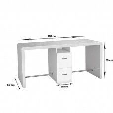 REFLEX professional manicure table for two workstations