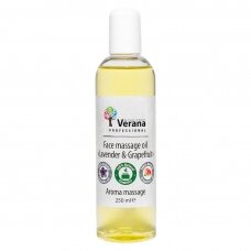 Massage facial oil with lavender and grapefruit VERANA, 250 g.