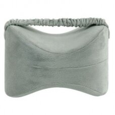 eg cushion during sleep, for use between the legs, gray color