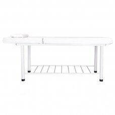 Professional massage table-bed 812 BASIC, white color