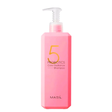 MASIL 5 PROBIOTICS COLOR RADIANCE SHAMPOO šampūnas dažytiems plaukams su probiotikais, 500 ml MASIL 5 PROBIOTICS COLOR RADIANCE SHAMPOO šampūnas dažytiems plaukams su probiotikais, 500 ml