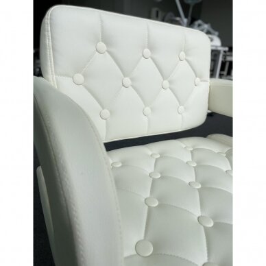 Профессиональный стул для визажистов HC8403W, белого цвета 9