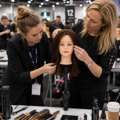 Manekeno galva su 90% natūraliais plaukais ELA, ilgis 55 cm 4 Manekeno galva su 90% natūraliais plaukais ELA, ilgis 55 cm 4