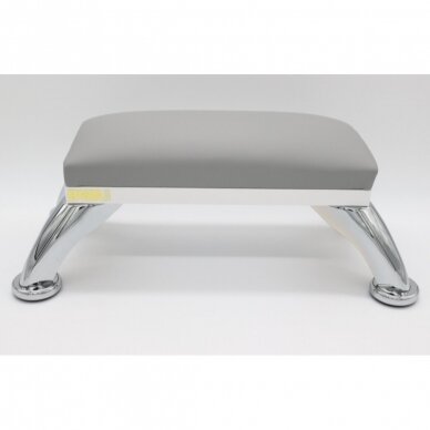 Professional manicure armrest, rectangular shape, silver color 2