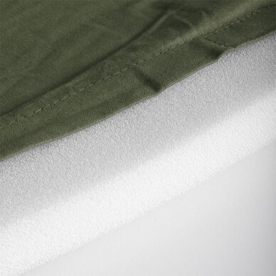 Коврик для точечного массажа с подушкой, темно-зеленый 5