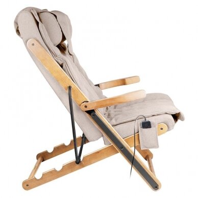 Раскладное кресло SAKURA RELAX с функцией массажа, цвет бежевый 3