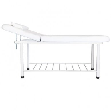 Profesionalus masažo stalas-gultas 812 BASIC, baltos spalvos 2