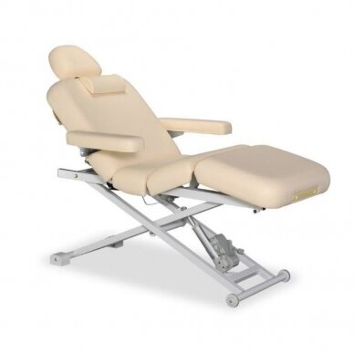 Profesionalus elektrinis masažo ir fizioterapijos gultas-lova kosmetologams LINEA V3, smėlio spalvos 3