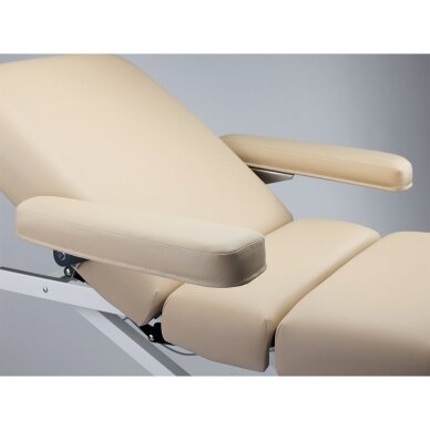 Profesionalus elektrinis masažo ir fizioterapijos gultas-lova kosmetologams LINEA V3, smėlio spalvos 11
