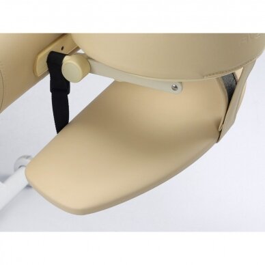 Профессиональная электромассажная и физиотерапевтическая кровать-кровать для косметологов LINEA V3, песочного цвета 16