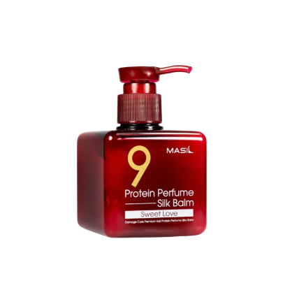 MASIL 9 PROTEIN PERFUME SILK BALM SWEET LOVE nenuplaunamas balzamas pažeistiems plaukams su baltymų kompleksu, 180 ml MASIL 9 PROTEIN PERFUME SILK BALM SWEET LOVE nenuplaunamas balzamas pažeistiems plaukams su baltymų kompleksu, 180 ml