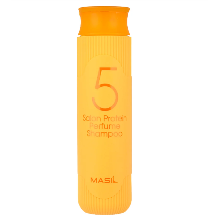 MASIL 5 SALON PROTEIN PERFUME SHAMPOO stiprinamasis šampūnas su baltymais pažeistiems plaukams, 300 ml MASIL 5 SALON PROTEIN PERFUME SHAMPOO stiprinamasis šampūnas su baltymais pažeistiems plaukams, 300 ml