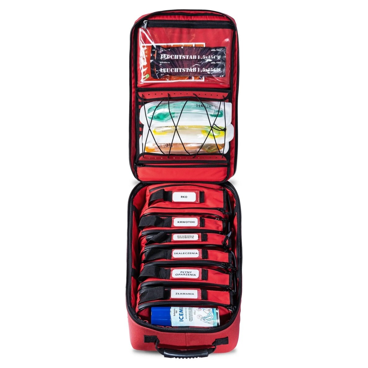 Medicininė gelbėjimo kuprinė su komplektacija RescueKit Pro Advanced, 32 l 4