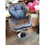 Professional eco leather master chair with stable base HR212, black 5
