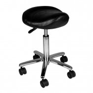 Professional master chair for beauticians AM-320, black color