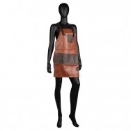 Professional hairdressing apron BB-03, brown color