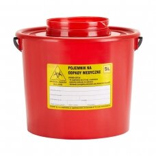 Medical waste collection container 5 LTR