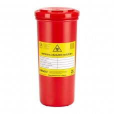 Medical waste collection container 2 LTR