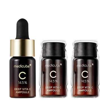 MEDICUBE DEEP VITA C AMPOULE facial ampoule enriched with vitamin C, 3x10g MEDICUBE DEEP VITA C AMPOULE facial ampoule enriched with vitamin C, 3x10g