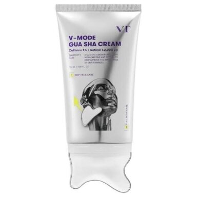 VT COSMETICS V-MODE GUA SHA CREAM stangrinamasis veido masažo kremas Gua Sha procedūroms, 120 ml