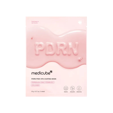 MEDICUBE PDRN PINK VITA COATING MASK firming hydrogel face mask, 1 pc MEDICUBE PDRN PINK VITA COATING MASK firming hydrogel face mask, 1 pc