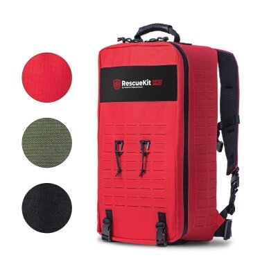Medicininė gelbėjimo kuprinė su komplektacija RescueKit Pro Advanced, 32 l Medicininė gelbėjimo kuprinė su komplektacija RescueKit Pro Advanced, 32 l