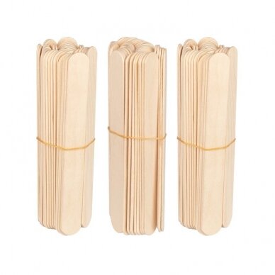 Wooden spatulas for depilation 150x18x1.8mm, 150 pcs. Wooden spatulas for depilation 150x18x1.8mm, 150 pcs.