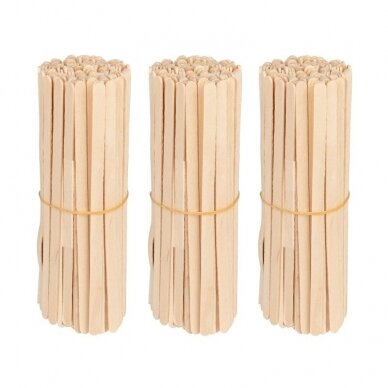 Wooden spatulas for depilation 140x6x1.4mm, 100 pcs. Wooden spatulas for depilation 140x6x1.4mm, 100 pcs.