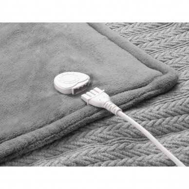 MEDISANA HB-680 electric heated blanket 160*120 cm, gray color 1