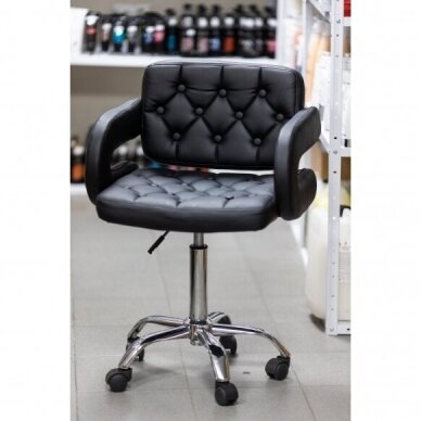 Meistro kedė su ratukais HC8403K, juodos spalvos 3