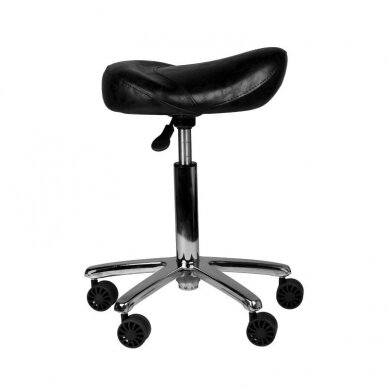 Professional master chair for beauticians AM-320, black color 2