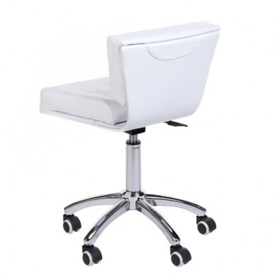 Profesionali meistro kėdė kosmetologams MOD227, baltos spalvos 1