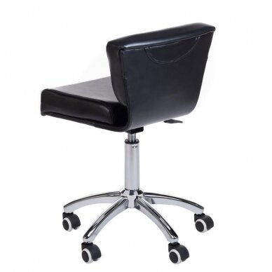 Professional master chair for beauticians MOD227, black color 2