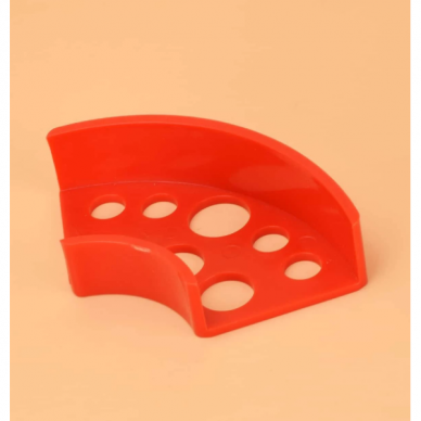 Stand for storing pigments RED PLASTIC 2