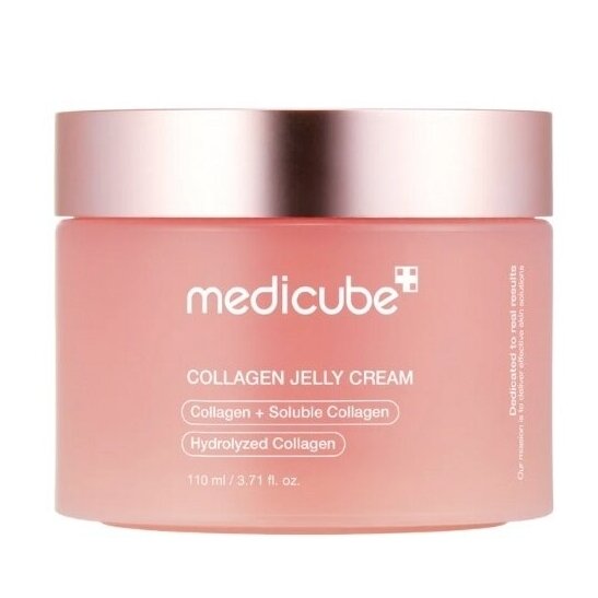 MEDICUBE COLLAGEN JELLY CREAM face cream with collagen and elastin, 110 ml MEDICUBE COLLAGEN JELLY CREAM face cream with collagen and elastin, 110 ml
