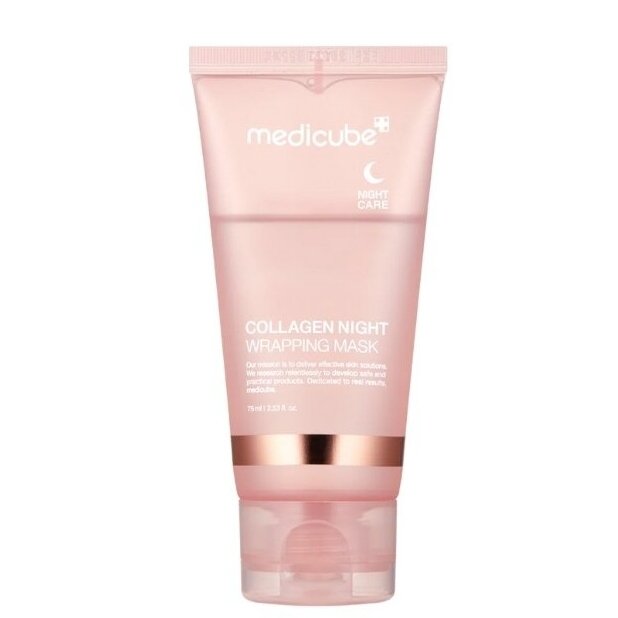 MEDICUBE COLLAGEN NIGHT MASK ночная маска для лица, обогащенная коллагеном, 75 мл MEDICUBE COLLAGEN NIGHT MASK ночная маска для лица, обогащенная коллагеном, 75 мл