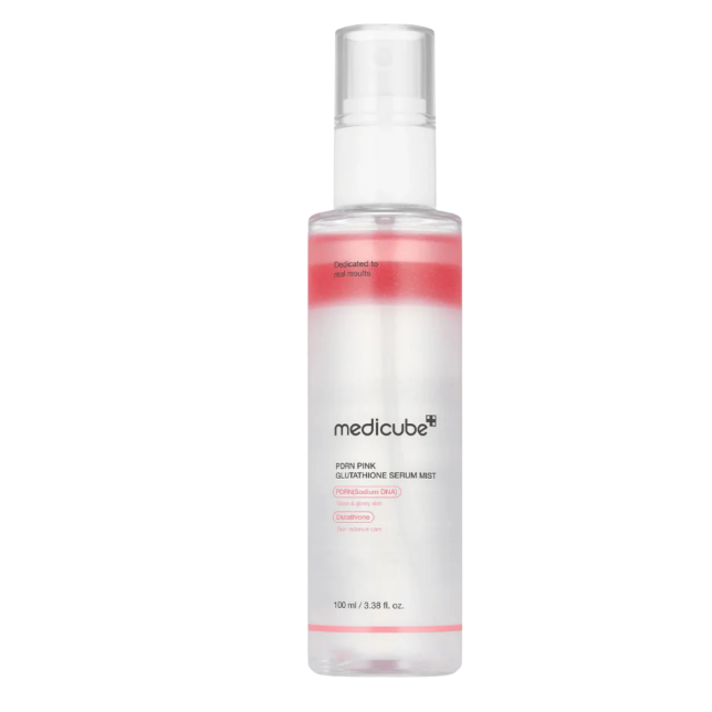 MEDICUBE PDRN PINK GLUTATHIONE SERUM MIST refreshing facial mist, 100 ml MEDICUBE PDRN PINK GLUTATHIONE SERUM MIST refreshing facial mist, 100 ml
