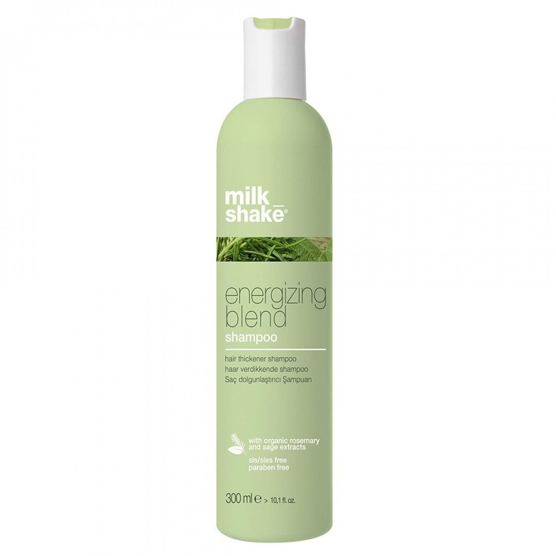 MILK SHAKE ENERGIZING BLEND SHAMPOO stipriai plonus plaukus atgaivinantis šampūnas su eukalipto ekstraktais, 300 ml MILK SHAKE ENERGIZING BLEND SHAMPOO stipriai plonus plaukus atgaivinantis šampūnas su eukalipto ekstraktais, 300 ml