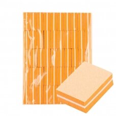 MINI nail blocks for manicure orange, 50 pcs.
