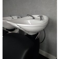 MISA YOUNG SMALL запасная раковина для парикмахерской мойки салона красоты белого/черного цвета
