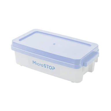 MICROSTOP Ванночка для замачивания приборов CO-1L, светло-голубая. MICROSTOP Ванночка для замачивания приборов CO-1L, светло-голубая.