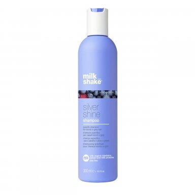 MILK SHAKE SILVER SHINE SHAMPOO hair shampoo for gray or bleached hair, 300 ml MILK SHAKE SILVER SHINE SHAMPOO hair shampoo for gray or bleached hair, 300 ml