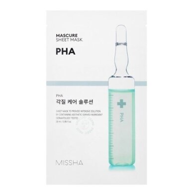 MISSHA PHA Тканевая маска с PHA-кислотой мягко отшелушивает, увлажняет и успокаивает кожу, 1 шт. MISSHA PHA Тканевая маска с PHA-кислотой мягко отшелушивает, увлажняет и успокаивает кожу, 1 шт.