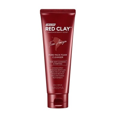 MISSHA RED CLAY очищающая пенка для лица, 120 мл MISSHA RED CLAY очищающая пенка для лица, 120 мл