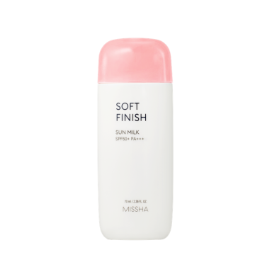 MISSHA SOFT FINISH SUNMILK sunscreen milk, 70 ml MISSHA SOFT FINISH SUNMILK sunscreen milk, 70 ml