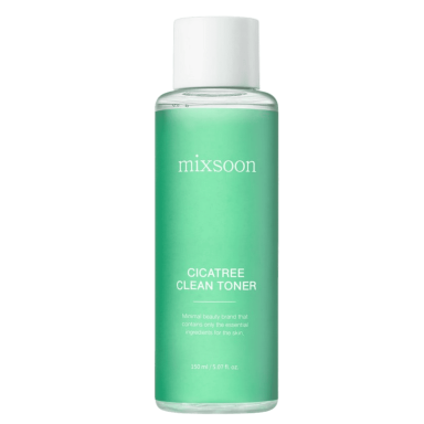 MIXSOON CICATREE CLEAN TONER refreshing and soothing cleansing facial toner, 150 ml MIXSOON CICATREE CLEAN TONER refreshing and soothing cleansing facial toner, 150 ml