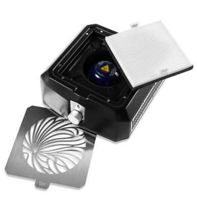 MICROSTOP BASE PRO profesionalus nagų dulkių surinkėjas su HEPA filtru, juodos spalvos 1 MICROSTOP BASE PRO profesionalus nagų dulkių surinkėjas su HEPA filtru, juodos spalvos 1