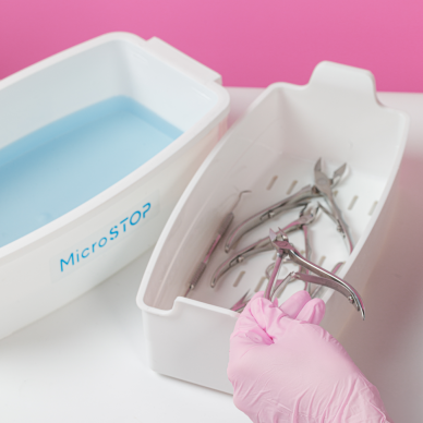 MICROSTOP instrumentų mirkimo vonelė CO-3L, šviesiai mėlyna 2 MICROSTOP instrumentų mirkimo vonelė CO-3L, šviesiai mėlyna 2