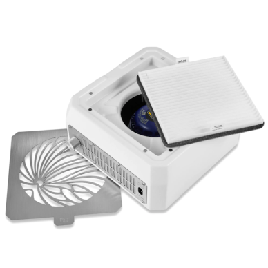 MICROSTOP BASE Профессиональный пылесборник для маникюрных принадлежностей с HEPA-фильтром, белый. 1 MICROSTOP BASE Профессиональный пылесборник для маникюрных принадлежностей с HEPA-фильтром, белый. 1