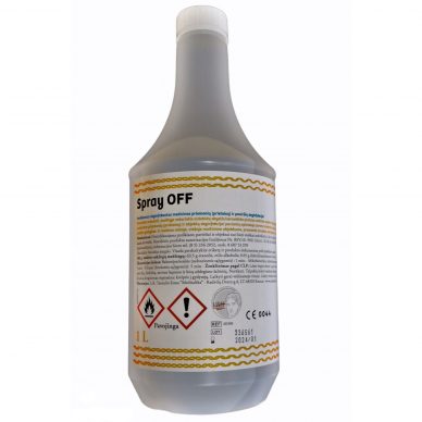 Дезинфицирующая жидкость SPRAY OFF для медицинских изделий и поверхностей, 1000 мл.